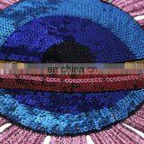 Fancy Large Iron On Applique Beaded Sequin Globe Embroidery Patches For Clothing thumbnail-3