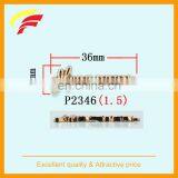 Zinc Alloy Cut Out 3D Logo Label , Metal Sewing Label With Custom Letters thumbnail-3