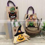 Halloween Jute Tote Bag for Trick or Treat Candy thumbnail-3