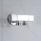 All Copper Square Multi-function Three-way Angle Valve One in Two Out thumbnail-3
