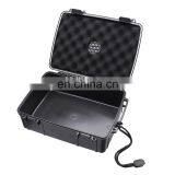 21 Cigars Black Cigar Storage Box, Portable Travel Humidor Cigar Case thumbnail-5