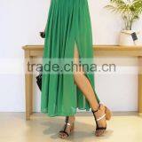 2015 Latest Fashion Lady Chiffon Maxi Skirt for Women thumbnail-3