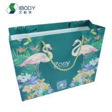 Wholesales Custom Logo Printed Clothing Packaging Shopping Kraft Gift Paper Bag thumbnail-1