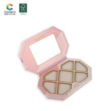 Diy Eyeshadow Palette Phone Custom Empty Magnetic Makeup Folding Cardboard Container Packaging Box Anylady Eye Shadow Palette thumbnail-4