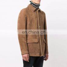 Wholesales Custom Logo Men's Jacket Fashion Xs-4xl Suede and Fleece Slim Jacket Men Jacket thumbnail-1