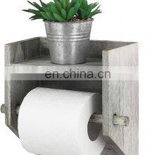 Wooden Toilet Paper Holder