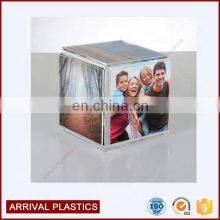 6sides Wholesale Clear Acrylic Photo Frame Cube thumbnail-2