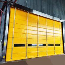 Automatic Rolling Shutter Doors Warehouse Rapid Factory Manufacturing High Speed Aluminum Roll Up Door thumbnail-1