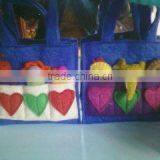 Handmade Felt Bag for Young Girl With Animal Decoration thumbnail-1