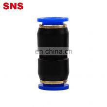 SNS SPU Series Push to Connect Plastic Quick Fitting Union Straight Pneumatic Air Tube Hose Connector thumbnail-2