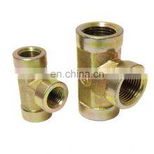 New Design Color Zinc Plating Piping System Conversion Carbon Steel Oil Pressure Joint Hydraulic Connector thumbnail-5