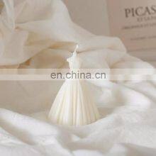 Wholesale Creative Luxury Wedding Gift Set Home Decor Dress Shape Custom Aromatherapy Fragrance Soy Wax Scented Candles thumbnail-5