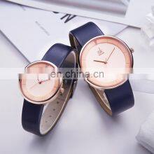 SHENGKE Elegant Couple Watches Leather Band Anniversary Gift Hand Watch Japan Quartz Pair Watches K8062G/L thumbnail-2