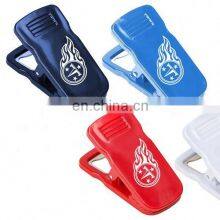 Plastic Clip With Bottle Opener and Magnet thumbnail-3