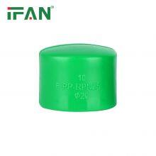 IFAN Hot Sale Plastic PPR Pipe Fittings Green PPR Pipe End Cap