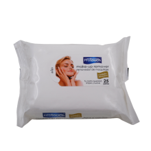 OEM 25pcs Female Makeup Remover Wet Wipe Biodegradable Wet Tissue Deep Cleansing Wet Towel OEM thumbnail-2
