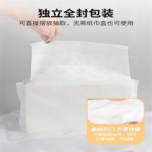 200 Draws * 20 Packs Full Box Commercial Toilet Paper, Washroom Dry Toilet Paper, Single Layer Thickened and Enlarged by 225 * 225mm/sheet thumbnail-2