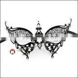 Woman Mask Laser Cut Metal Venetian Masquerade Cosplay Mask Delicate Sensual thumbnail-1