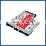2 Port USB 3.0 ExpressCard ASM Chip 54 mm PCMCIA ExpressCard for Notebook