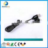 Tough Flat USB Data Cable Phone Charger Cable Sync Black Color USB2.0 Cable for IPhone5 thumbnail-3