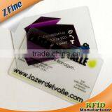 Transparent Plastic Card, Clear PVC Card, Frosted Transparent Card thumbnail-2