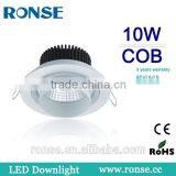 Ronse 10W Aluminum Led Cob Ceiling Lamp Factory Price ce Rohs(RS-2025(B))