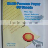 A4 Colored Computer Printing Copy Paper for Home, School, Office, OEM Supplier