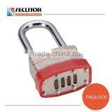 Long Shackle Bumper Letter Combination Padlock thumbnail-1