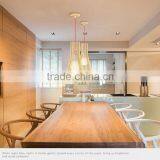 Modern Vintage Fancy Style Wood Pendant Lamp Lighting JK-8005B-03 Wooden LED Pendant Light