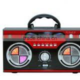 China High Quality Digital Display Portable usb Speaker Box with fm Radio