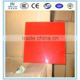 Red White Black Office and Coffee Table Tempered Paint Glass thumbnail-3