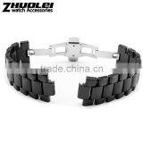 22*11|19*9mm High Quality Ceramic Watch Bracelet for Men's and Women's With Stainless Steel Buckle Wholesale 3PCS thumbnail-2