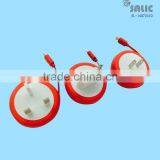 2015 Stylish Circle Wall Charger With 1m Data Cable for Iphone thumbnail-3