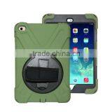 Brandnew Shockproof Housing for IPad Mini 2/3 Rotated Stand Hand Holder PU Leather Case thumbnail-1