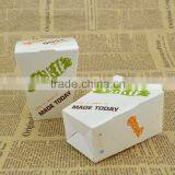 Food Grade White Paper Card Fried Food Packaging Box thumbnail-2