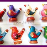 Quality Colored Clay Whistle Ceramic Decoration