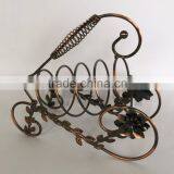 Vintage Bottle Server Display Rack Organizer Stand thumbnail-2