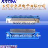 57LE Series Centronics Female DIP Right Angle PCB Mount Socket Connector With Board Lock