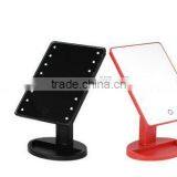 Hot Sale Makeup Mirror With LED Lights, 180 Degree Adjustable 16led Lights