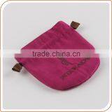 Double Drawstring Pouch With Custom Printed Logo Small Jewellery Bag thumbnail-6