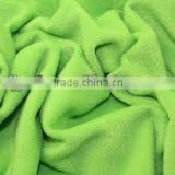 100%polyester light green polar fleece fabric for niling