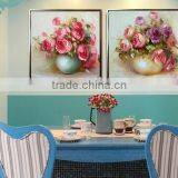 CTX-10172 modern beautiful painting handmade canvas wall art flower oil painting