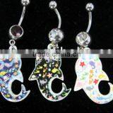 Dolphin Belly Ring thumbnail-1