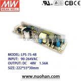 Meanwell 75W 48V Switching Power Supply/75W Single Output Switching Power Supply/48v Switching Power Supply Unit