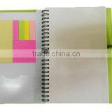 Hard Cover Spiral Notebook With Sticky Notes and Pen.Wenzhou