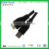 TOP Quality Black USB 3.0 AM to Micro10pin cable for note4