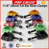 CR CRF 125 250 450 CNC ALUMINIUM FAT BAR MOUNTS CLAMPS RISERS 28.6MM thumbnail-1