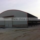 Prefabricated light steel structure and arch-shaped roof building/warehouse/carport