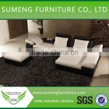 American style adjutable armrest modern sofa, french style leather sofa with big ottaman                        
                                                Quality Choice