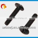 Trust Head Eleven Slot With Plating Black Zinc Machine Screw